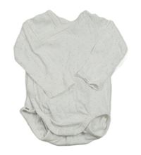 Bílé zavinovací body s puntíky H&M