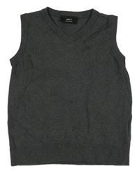 Šedá svetrová vesta Next 