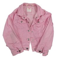 Světlerůžová riflová bunda H&M