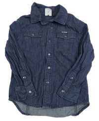 Tmavomodrá riflová košile G-Star RAW