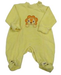 Žlutý sametový overal se lvem 