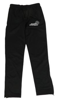 Černé fotbalové funkční tepláky s nápisem Proact 