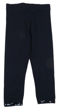 Tmavomodré legíny s flitry St. Bernard