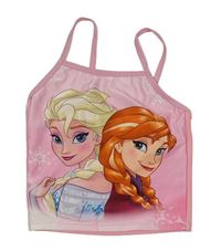 Světlerůžový plavkový top s Frozen Disney