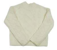 Smetanový vzorovaný svetr PRIMARK