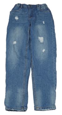 Modré rifle s prošoupáním DESTINATION