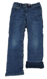 Tmavomodré regular podšité rifle OKaïdi