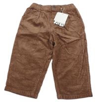 Nové - čokoládové manšestráky ZARA