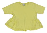 Žluté crop tričko PRIMARK