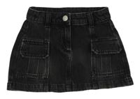 Černá riflová sukně Next