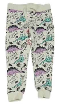 Smetanové tepláky s dinosaury - Jurský svět PRIMARK
