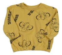 Žlutá mikina se Simbou Primark