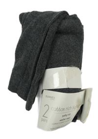Nové - 2x tmavošedé punčocháče Dunnes