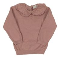 Starorůžový svetr s límečkem Primark