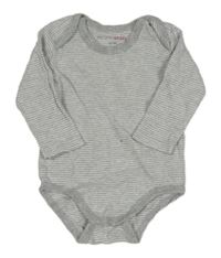 Šedo-bílé pruhované body Bornino