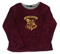 Vínová chlupatá pyžamová mikina - Harry Potter Rebel