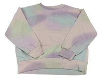 Lila-zelená mikina s motýlkem H&M