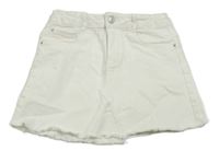 Bílá riflová sukně Zara