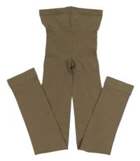 Hnědé silnější silonky 