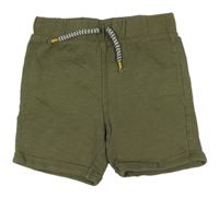 Khaki teplákové kraťasy C&A