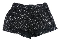 Černo-bílé puntíkaté kraťasy H&M