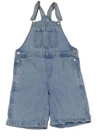 Světlemodré riflové laclové kraťasy H&M