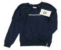 Nové - Tmavomodrá mikina s nápisem