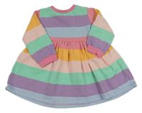 Barevné pruhované teplákové šaty F&F