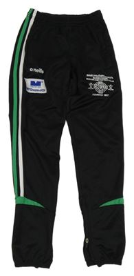 Černo-zelno-bílé tepláky s pruhy a nápisy O´neill