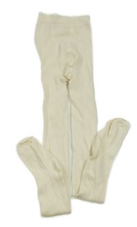 Smetanové vzorované punčocháče H&M