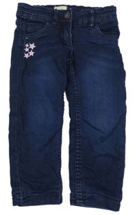 Tmavomodré podšité rifle s hvězdami Impidimpi