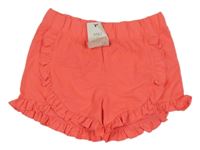 Nové - Neonově růžové kraťasy s volánky M&S