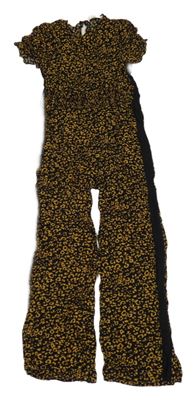Černo-žlutý kalhotový overal s leopardím vzorem M&S