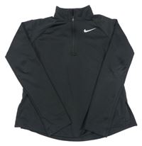 Černá sportovní mikina s logem Nike