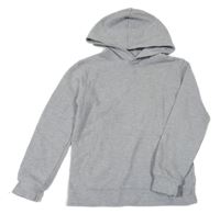 Šedá žebrovaná mikina s kapucí H&M