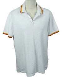 Pánské bílé polo tričko M&S