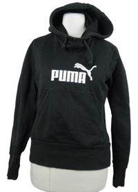 Dámská černá mikina s logem a kapucí Puma 