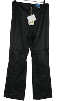 Nové - Dámské černé šusťákové outdoorové kalhoty Mountain Warehouse 