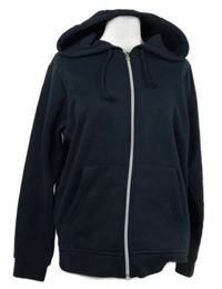 Dámská tmavomodrá propínací mikina s kapucí Primark