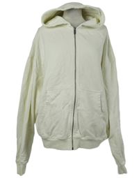 Pánská smetanová propínací mikina s kapucí Eightyfive 