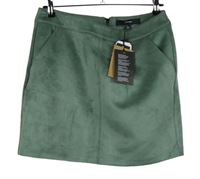 Nové - Dámská zelená semišová sukně Vero Moda 
