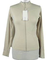 Nové - Dámská béžová sportovní propínací mikina Cherry Koko 