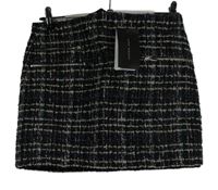 Nové - Dámská tmavomodrá vzorovaná pletená sukně Zara 