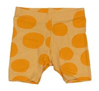 Oranžové puntíkaté elastické kraťasy Next