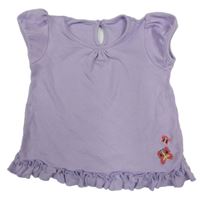 Fialové tričko s motýlky George