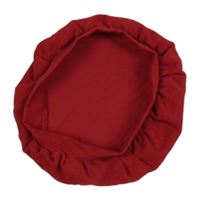 Červený manšestrový baret