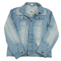 Nové - Modrá riflová bunda 