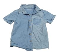 Modrá riflová košile Nutmeg