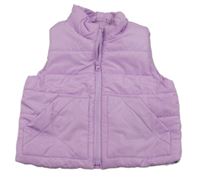 Fialová šusťáková zateplená vesta Primark