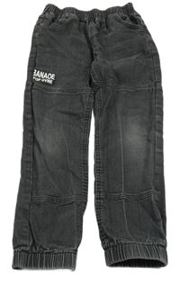 Šedé cuff rifle s nášivkou 